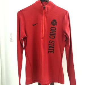 NIKE Ohio State Dri-Fit Zip-Up